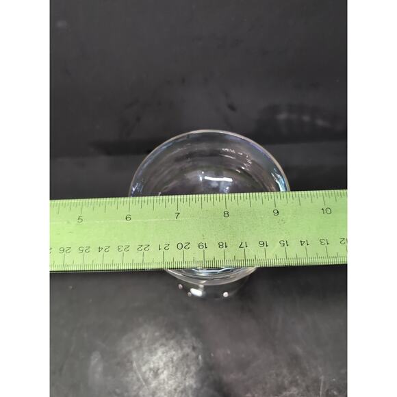 Clear Vintage Manganese Thumb Print Cocktail Glass, Retro Collectible, Drinkware - Picture 10 of 10